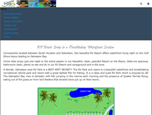 Tablet Screenshot of galvestonbayrv.com